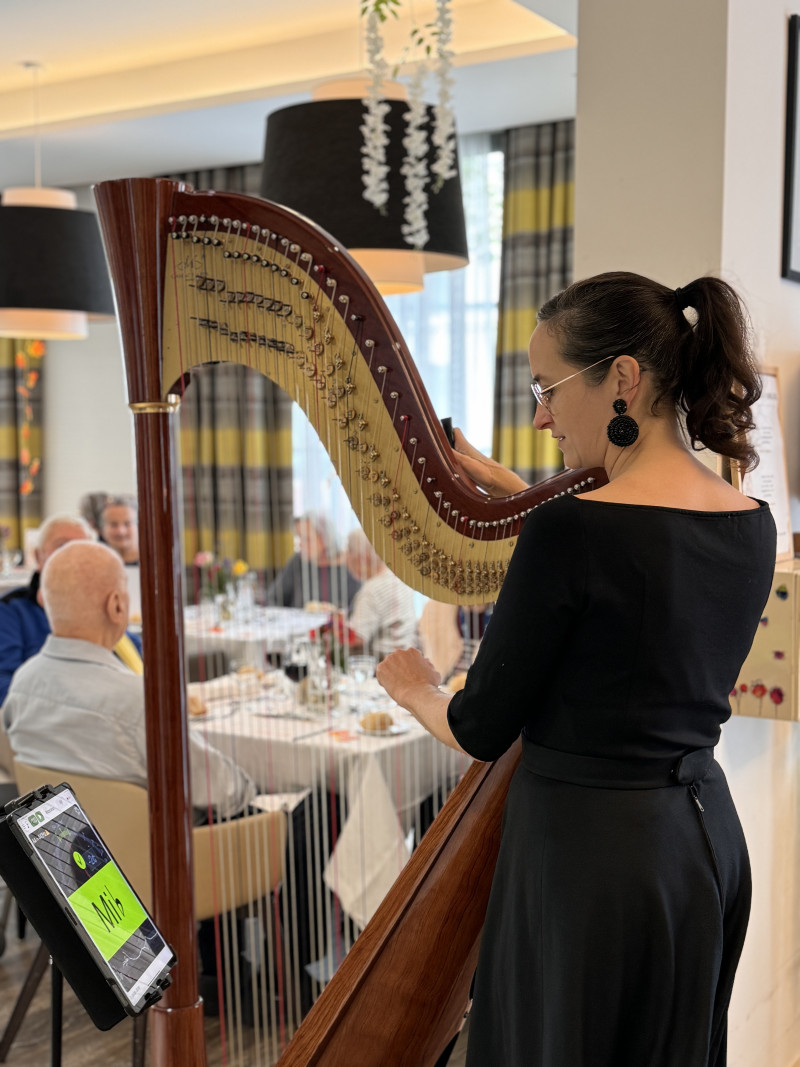 Concours de cuisine et déjeuner musical à la harpe