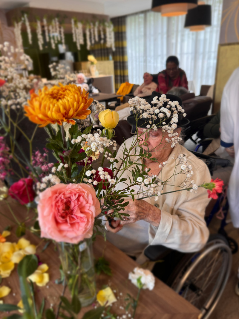 Atelier Floral à la Résidence Le Voltaire