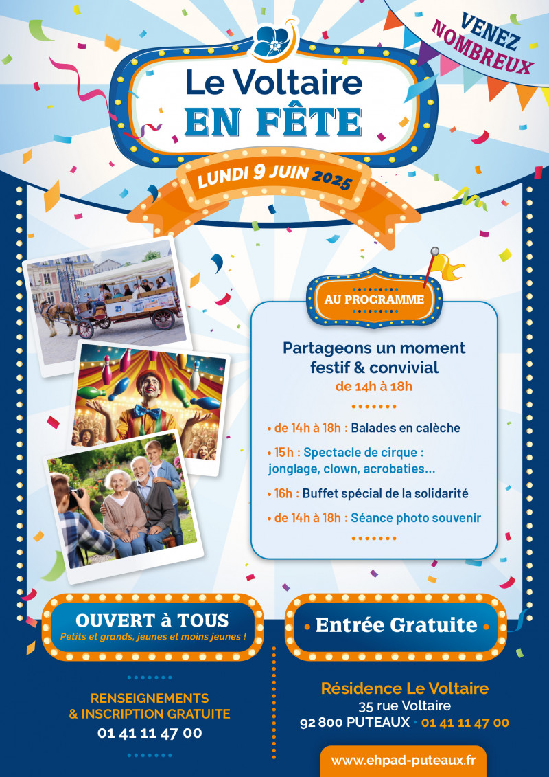 Journée de solidarité en calèche à Puteaux lundi 9 juin aprés-midi